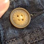 Poetry  WIDE LEG CROPPED DENIM STYLE NAVY LINEN PANTS 14 NEW WITH TAGS Photo 4