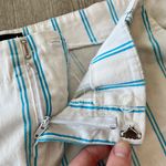 Wearever Womens Blue and White Stripe Capris - 33 Photo 6