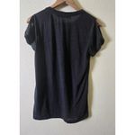 ALLSAINTS  T-Shirt Cold Shoulder‎ Top Short Sleeve Tee XS Photo 2