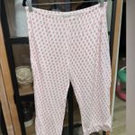 Eberjay Eberjey block print pajamas set floral short sleeve button down top pants modal Photo 5