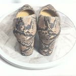 H&M  Snakeskin Print Block Heel Pumps Women’s EU 39 US 8.5–9 Photo 2