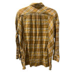 Free People  Plaid Long Sleeve Button Down Oversized Shirt Size XS Casual Cotton Photo 5