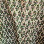 KZK M Lavender Lime Flower Cotton Oxford Shirt Top Purple Size M Photo 4