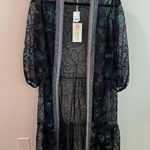 Cato NWT Collection Tiered Floral Embroidered Duster Kimono Medium Photo 1