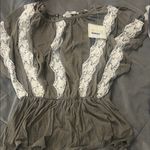 Threads 4 Thought 5/$10 item  Olive Top with Lace Detail Photo 0