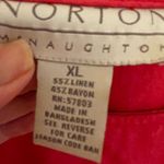 Norton Mcnaughton  Linen Blend Color block Maxi Dress Size XL Photo 4