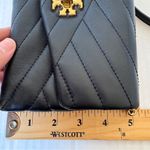 Tory Burch Black Leather Kira Quilted Crossbody Handbag Purse Gold Chain Strap Photo 9