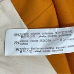 ZARA NWT Pants Women’s Size XS Mid Rise Flared Flat Front Orange Yellow Trousers Photo 8