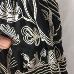 Max edition Black Embroidered Cocktail Dress Photo 4