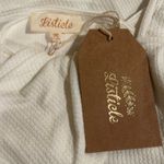 Listicle  Women’s M white Ribbed Twist Front Sleeveless Top Medium‎ Photo 6