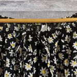 H&M Divided by Long Sleeve Daisy Peasant Top NEW XS Smocked Off Shoulder Black Photo 2
