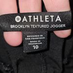 Athleta  Womens Black Brooklyn Textured Jogger Pants 10‎ Photo 2