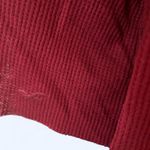 Hollister Burgundy  Co. cropped boyfriend turtleneck sweater Photo 2