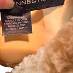 French Connection Size XL Vegan Leather Zipper Waistline Jacket Sherpa Collar Photo 5