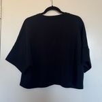 Spanx  AirEssentials Cropped Pocket Tee Very Black Size 2X Photo 3