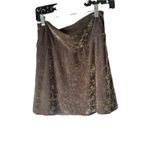 Forty Five Y2k Size S/M Green Velvet Burnout Mini Skirt Forest Fairy Whimsigoth Photo 3