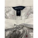 Nautica Womens 2 Pc Pajama Set Snowflakes Gray/White Size Large Photo 6