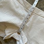 Club Monaco White Eyelet Scalloped Edge Low Rise Summer Shorts 2 Photo 5