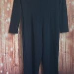 SheIn Navy Blue Sweetheart Neckline Long Sleeve Jumpsuit Photo 1