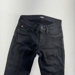 Hudson Jeans Womens 25 Black Krista Super Skinny Coated Stretch Denim Pants Photo 9