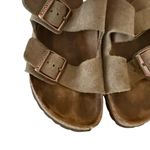 Birkenstock  Betula Arizona Sage Suede Leather Double Strap SIZE 39 Narrow Photo 7