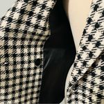 ZARA  New Ecru/Black Long Sleeve Lapel Collar Plaid Double Breasted Blazer Size S Photo 13