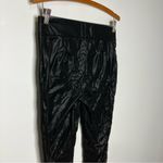 BKE  black faux leather leggings pants women’s size medium punk motorcycle party Photo 4