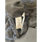 Loft NWT  Lace Dress Blue & Black Sheer Yoke Short Sleeve Mini Shift Dress Size 6 Photo 8