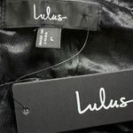 Lulus NWT Women's Amazing Evening Black Tiered Maxi Dress Formal Size L Photo 8