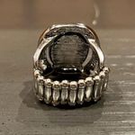 Paparazzi NWOT BEACH BIJOU - BLUE SHELL-LIKE IRIDESCENT FLECK SILVER RING - Photo 5