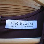 Mac Duggal  35109 Womens Purple Embellished Flutter Sleeve Gown Dress Photo 13