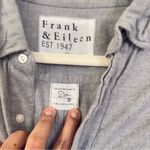 Frank & Eileen  Button Down Shirt Gray Womens Cotton Tailored Italy Photo 4