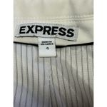 EXPRESS Sophisticated white one-button blazer Size 4 Photo 4