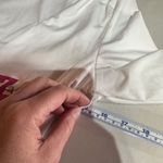 Bratz Long Sleeve Stretch Cropped V Neck Shirt Size Large White & Pink Photo 8