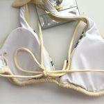 Victoria's Secret Victoria Secret Yellow Floral Sequin Bikink Top Photo 2