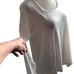 American Eagle  Outfitters Soft & Sexy White Long Sleeve Top Lace Back Size S Photo 5