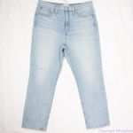 Madewell The High-Rise Slim Crop Boyjean in Dumas Wash: Ripped Edition, 31 Photo 2