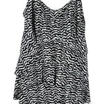 Great Lengths Zebra Tiered Ruffle Swimsuit 20 Black Size undefined Photo 0