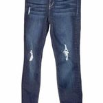 Parker Smith Denim Ava Skinny High Rise Distressed Dark Wash Slim Jeans Size 26 Photo 4