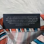 Black Orchid Denim Orange and Blue Jean Shorts Vibrant Stripes Photo 10