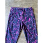 Avia ‎ Women's Capri Athletic Navy Purple Leggings Gym Size Small Photo 1