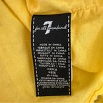 7 For All Mankind  Women's Yellow Eyelet Cropped 100% Cotton Tank Size L Photo 5