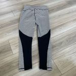 Carly Jean Los Angeles Black Striped Side Panels Activewear Leggings Size Large Photo 4