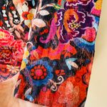 Energe Sz L Sugar Skull Cat Stretch Shirt Long Sleeve Blouse Top Pullover Red Size L Photo 3