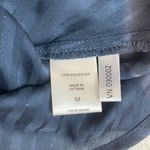 New York & Co. blue sparkle blouse shirt top EUC woman’s size medium Photo 4