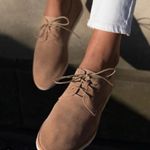 Nisolo Sedona Travel Derby Shoes | Women’s Size 8 | Dusty Rose Tan Photo 1