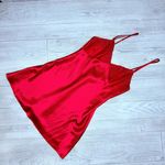 La Senza Satin Robe & lingerie nighty Lace Trim Sleeve in Cosmo Red dressing robe small Photo 11