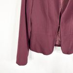 Mario Serrani  Size 8 Blazer Jacket Maroon Lined Hook Eye‎ Closure Italy 384 Photo 5