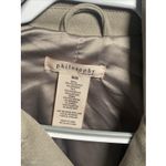 Philosophy  Women M Taupe Faux Suede Leather Asymmetric Zip Moto Jacket Photo 2