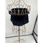 Free People  Black Ruffle Strapless Tube Top Women’s Size Small Boho Photo 8